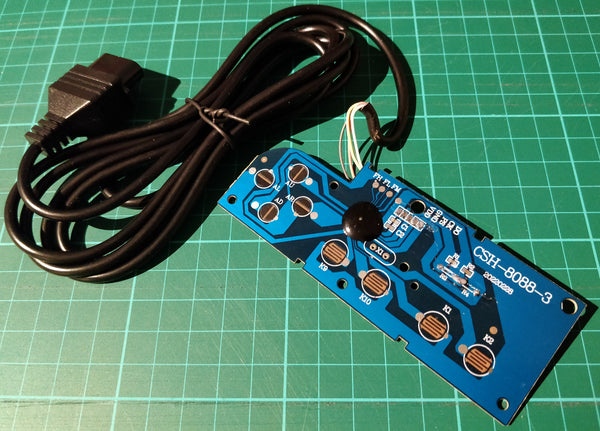 NES-controller erstatningskabel+printkort