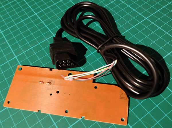 NES-controller erstatningskabel+printkort