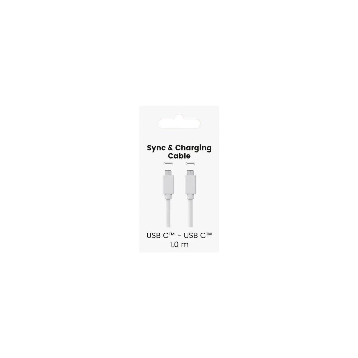 USB Cable: C 2.0 male to C 2.0 male, 1m