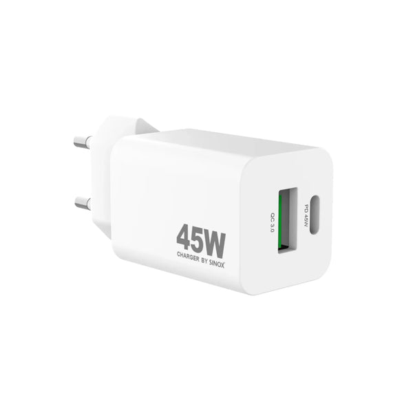 USB-C PD 45W lader (EU-stik)