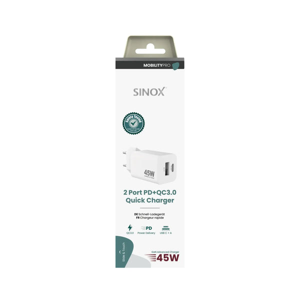 USB-C PD 45W lader (EU-stik)