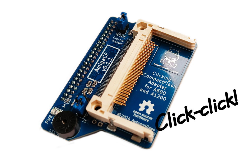 AmigaCF - Clicking CF Adapter