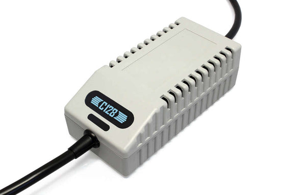 Commodore 128 Power Supply with OLED Screen
