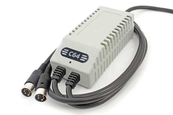 Dobbelt C64/VIC-20 + diskettedrev-strømforsyning