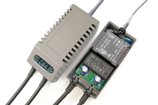 Dobbelt C64/VIC-20 + diskettedrev-strømforsyning