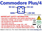 Commodore Plus/4 Power Supply with OLED Screen