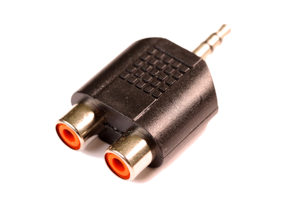 RCA til mini-jack-adapter