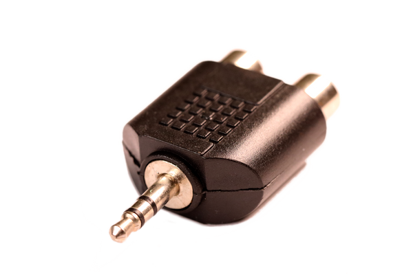 RCA til mini-jack-adapter