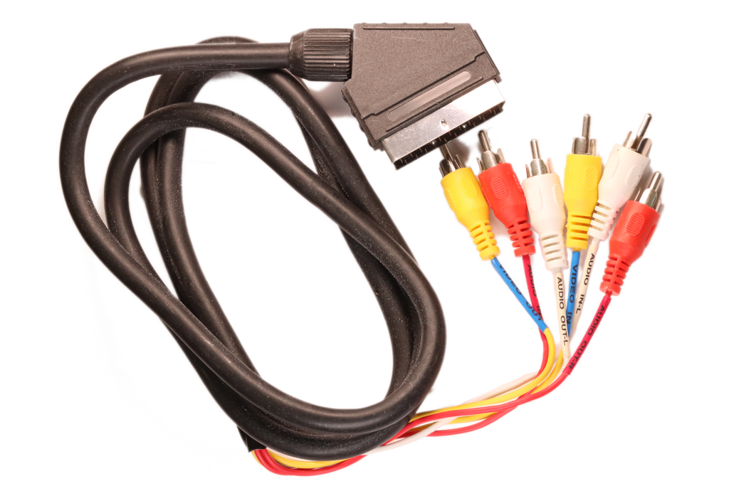 SCART to RCA AV cable