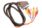 SCART to RCA AV cable