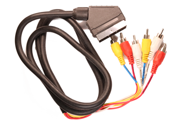 SCART til RCA-AV-kabel