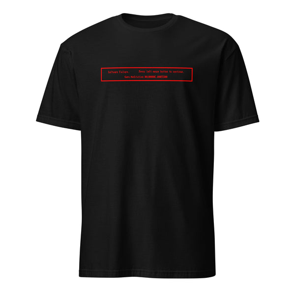 Amiga Guru Meditation - kortærmet unisex-tshirt