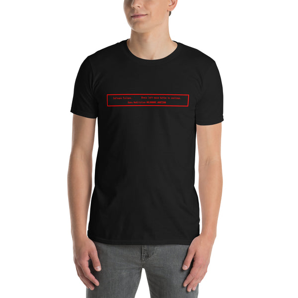 Amiga Guru Meditation - kortærmet unisex-tshirt