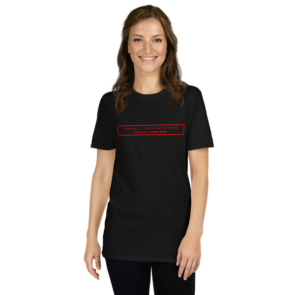 Amiga Guru Meditation - kortærmet unisex-tshirt