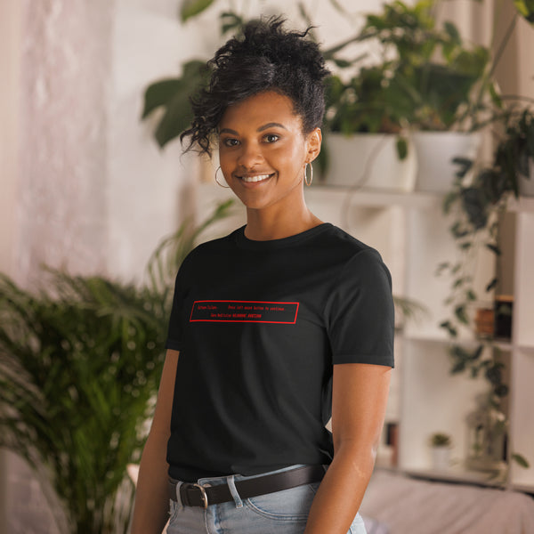 Amiga Guru Meditation - kortærmet unisex-tshirt