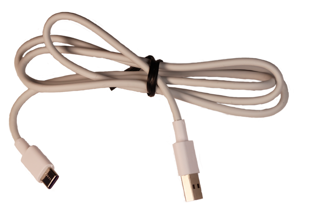 USB Cable: A male to C male, 1m